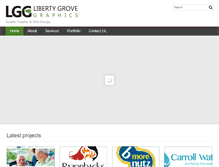 Tablet Screenshot of libertygrovegraphics.com